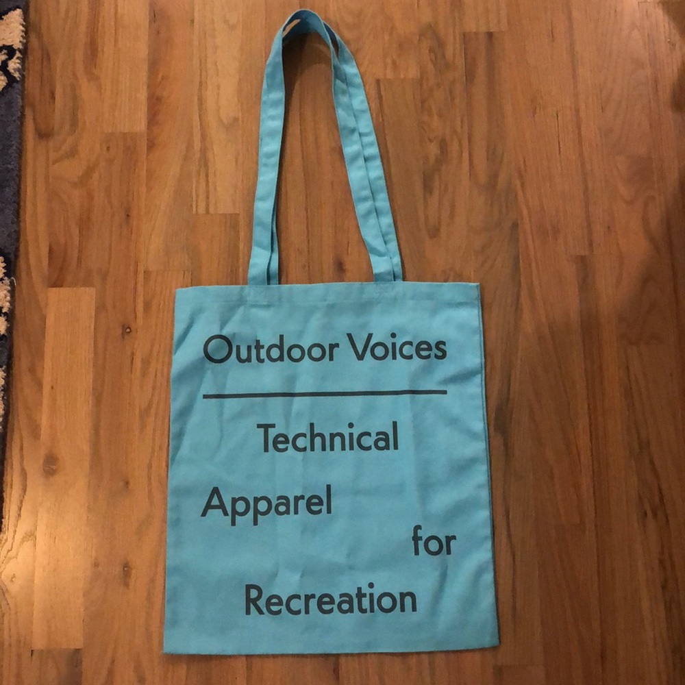 Outdoor Voices Tote - Blue Dallas